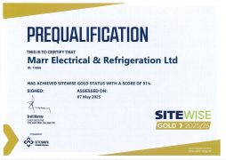 Sitewise Gold Certificate 25 26