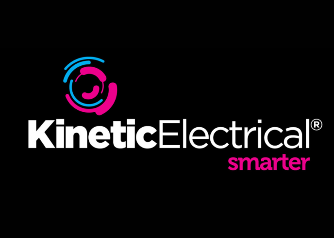 Kinetic Electrical Group NZ logo for announcement of Kinetic joining the Level alliance
