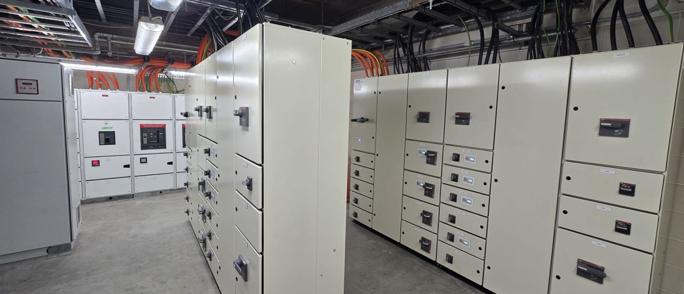 Completed electrical switchboard upgrade at Auckland District Court delivered by Level Electrical Morningside