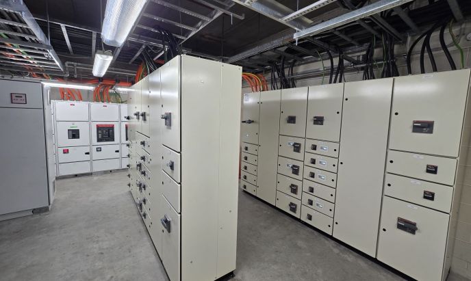 Completed electrical switchboard upgrade at Auckland District Court delivered by Level Electrical Morningside