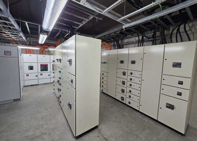 Completed electrical switchboard upgrade at Auckland District Court delivered by Level Electrical Morningside