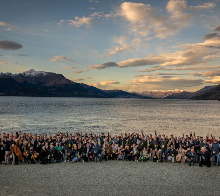 Next Level 2024 Queenstown Welcome Night Walter Peak Team Photo